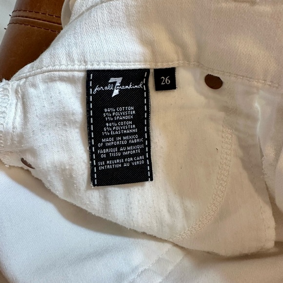 7 for all Mankind broken twill mid roll shorts - Picture 8 of 10